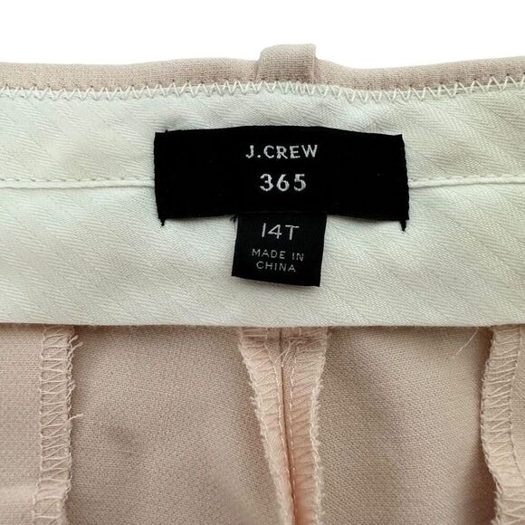 J. Crew Peyton Stretch Wide-leg Pant size 14T Pale Pink - Picture 4 of 7